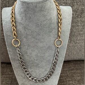 Two-Tone Chain Necklace